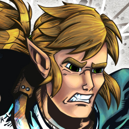Color detail of Link from Legend of Zelda commission