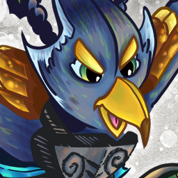 Color detail of Revali from Legend of Zelda commission
