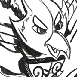 Pencil detail of Revali from Legend of Zelda commission
