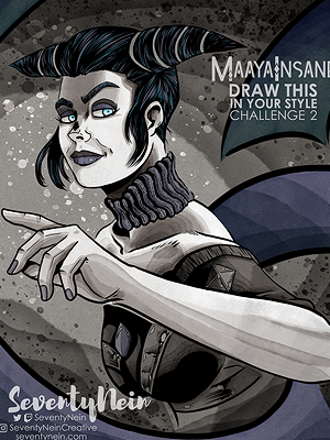 Bust / Torso illustration of MaayaInsane's DTIYS2